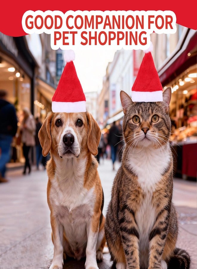 Yahpetes Dog Cat Pet Santa Hat Christmas Santa Claus 4 Pcs Pet Christmas Hats 5.5"X7.8" Dog Costume for Puppy Kitten Small Cats Dogs Pets - Image 5